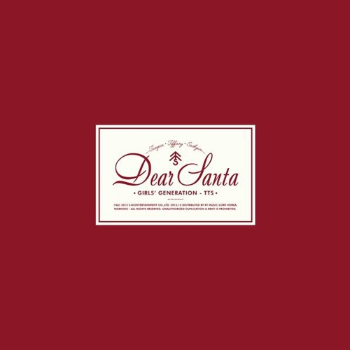 ภาพปกอัลบั้มเพลง Dear Santa - TTS