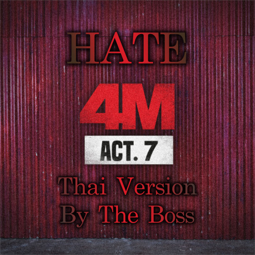 ภาพปกอัลบั้มเพลง 4minute - HATE Thai Version Cover Thai Version