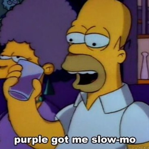 ภาพปกอัลบั้มเพลง purple got me slow-mo