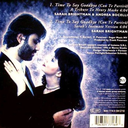 ภาพปกอัลบั้มเพลง Time To Say Goodbye - Andrea Bocelli (Short Cover No Instrumental) by itsnafr