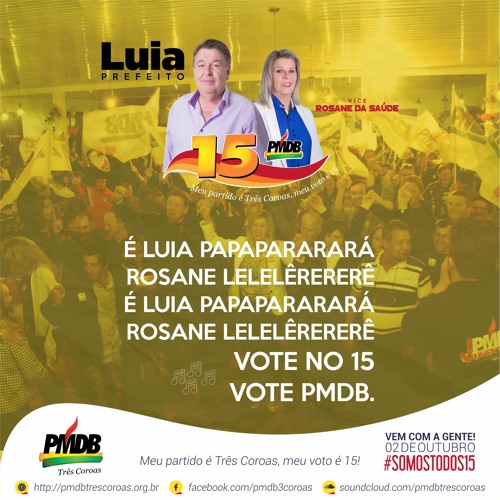 ภาพปกอัลบั้มเพลง Jingle da nossa campanha Luia e Rosane da Saúde é PMDB é 15!