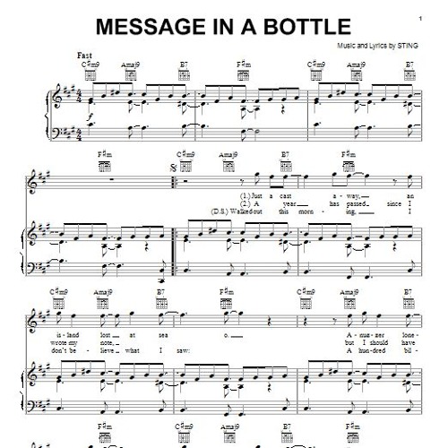 ภาพปกอัลบั้มเพลง Message In A Bottle ThePolice