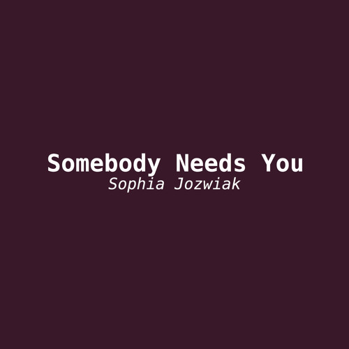 ภาพปกอัลบั้มเพลง Somebody Needs You