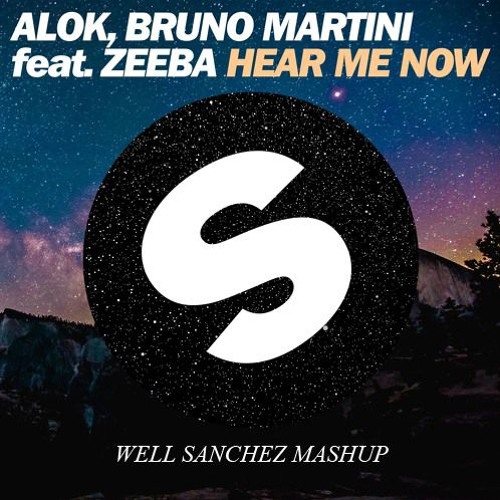 ภาพปกอัลบั้มเพลง ALOK Bruno Martini Ft. Zeeba - Hear Me Now (Well Sanchez Mashup)