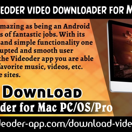 ภาพปกอัลบั้มเพลง Download Videoder video downloader for Mac PC OS Pro