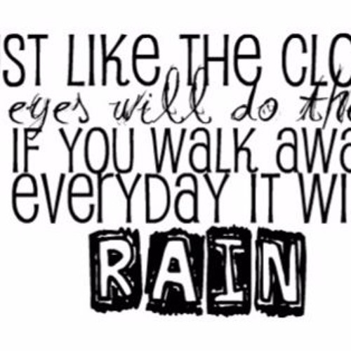 ภาพปกอัลบั้มเพลง It will rain - Bruno Mar