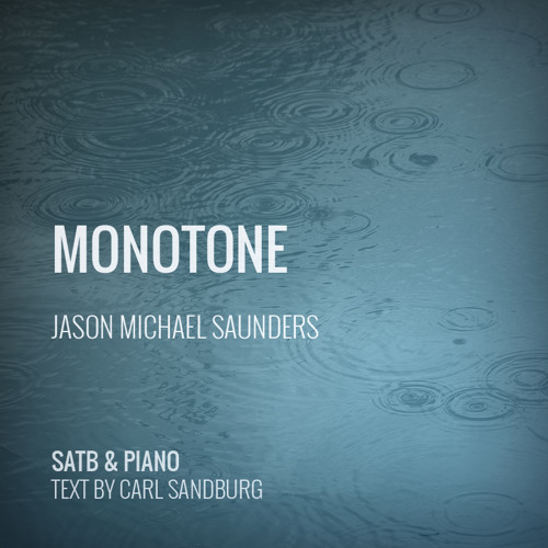 ภาพปกอัลบั้มเพลง Monotone
