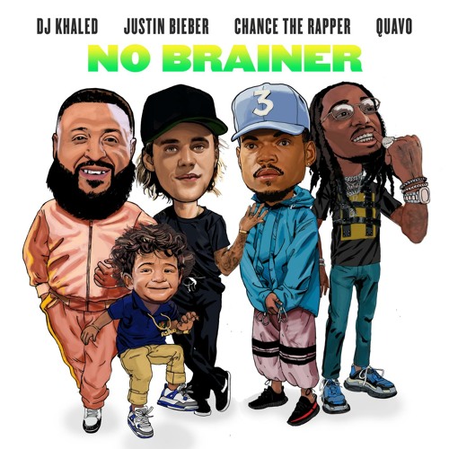 ภาพปกอัลบั้มเพลง No Brainer (feat. Chance the Rapper Justin Bieber & Quavo)