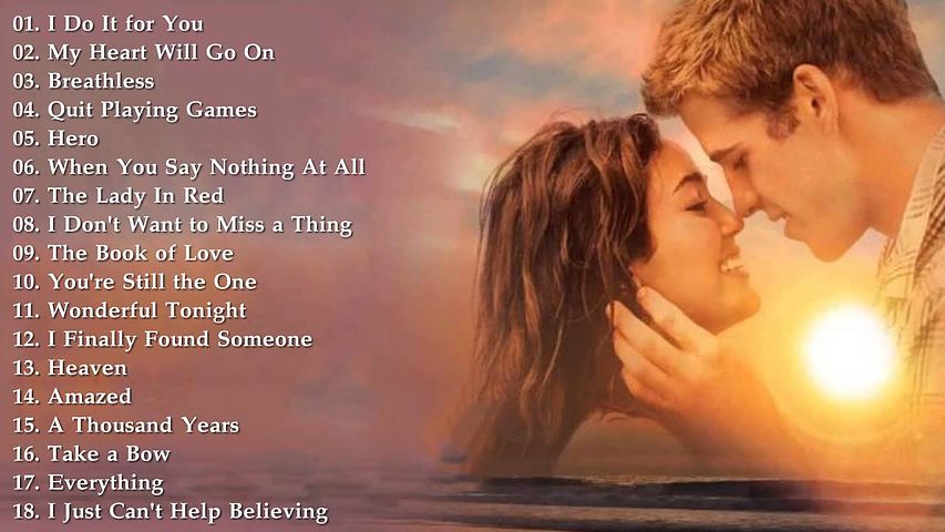 ภาพปกอัลบั้มเพลง Best Romantic Songs - Best English Love Song Ever - Love Songs Of All Time