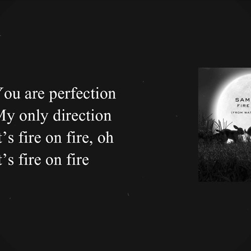 ภาพปกอัลบั้มเพลง Fire On Fire- Sam Smith