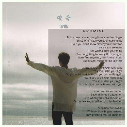 ภาพปกอัลบั้มเพลง BTS JIMIN (지민) - Promise (약속)8D AUDIOUSE HEADPHONE