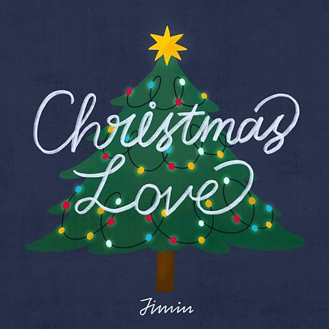 ภาพปกอัลบั้มเพลง Christmas Love by Jimin of BTS