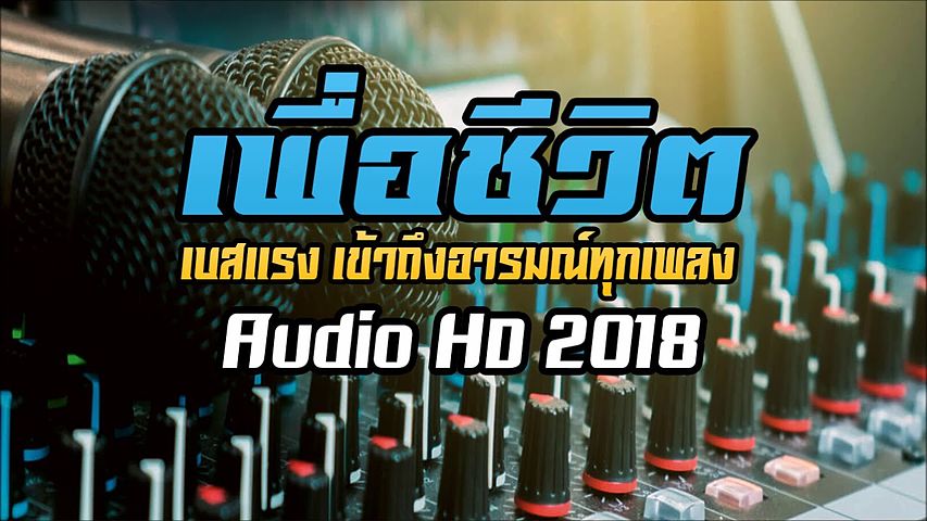 ภาพปกอัลบั้มเพลง เพื่อชีวิต เบสแรงๆ เข้าถึงอารมณ์ทุก Audio HD 2018 Songkran - เพราะมากๆ แสดงสด เพื่อชีวิต