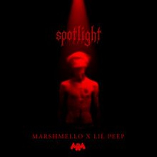 ภาพปกอัลบั้มเพลง Marshmello X Lil Peep Spotlight Cover