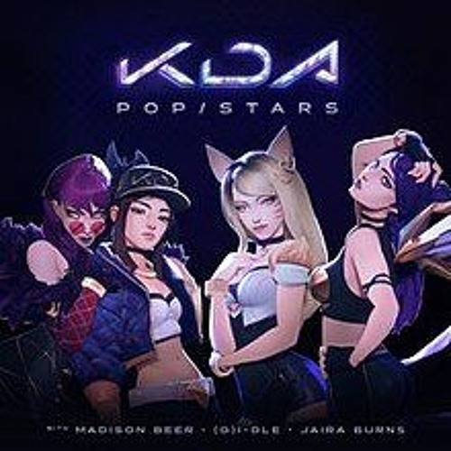 ภาพปกอัลบั้มเพลง KDA - Popstars