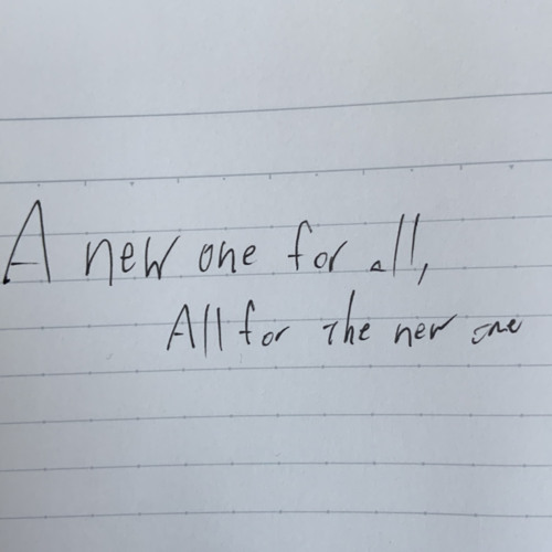 ภาพปกอัลบั้มเพลง A new one for all All for the new one (cover)