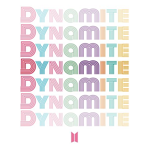 ภาพปกอัลบั้มเพลง BTS 防弹少年团 - Dynamite