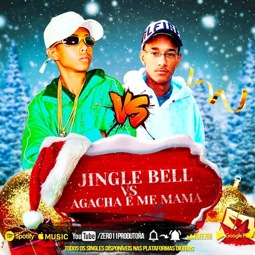 ภาพปกอัลบั้มเพลง JINGLE BELL VS AGACHA E ME MAMA - MC Teteu & MC menor do luso (DJ Proibido)