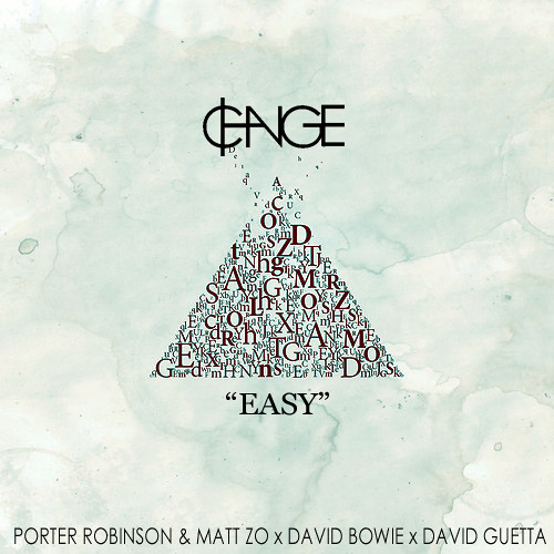ภาพปกอัลบั้มเพลง Easy (Porter Robinson & Mat Zo x d Bowie x d Guetta)