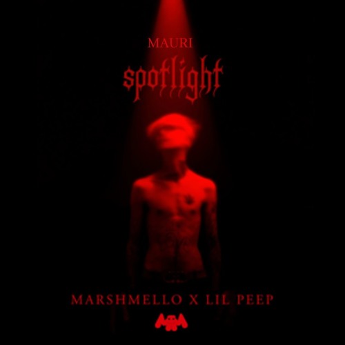 ภาพปกอัลบั้มเพลง Marshmello X Lil Peep - Spotlight (cover)