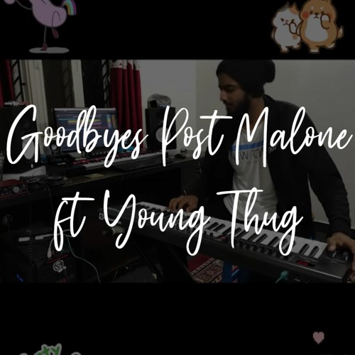 ภาพปกอัลบั้มเพลง Goodbyes - Post Malone ft. Young Thug Funk Electronic Cover