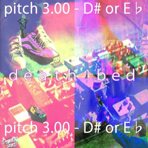 ภาพปกอัลบั้มเพลง death bed (Feat. Powfu & Beabadoobee) Shoegaze Song (pitch 3.00 - D or E♭)
