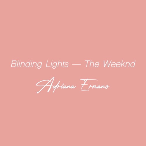ภาพปกอัลบั้มเพลง Blinding Lights — The Weeknd (cover)