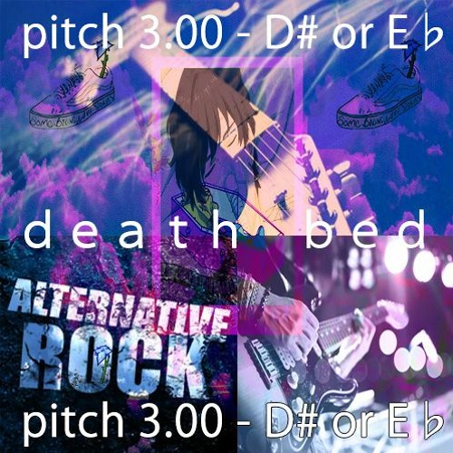 ภาพปกอัลบั้มเพลง death bed (Feat. Powfu & Beabadoobee) Alternative Rock Song (pitch 3.00 - D or E♭)