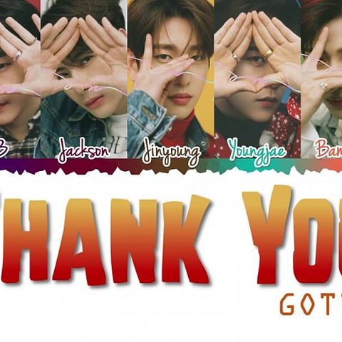ภาพปกอัลบั้มเพลง GOT7 (갓세븐) - 'Thank You' (고마워) Lyrics Color Coded Han Rom Eng