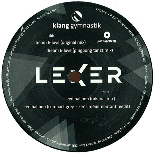 ภาพปกอัลบั้มเพลง Pingpong Remix Lexer - Dream & Love