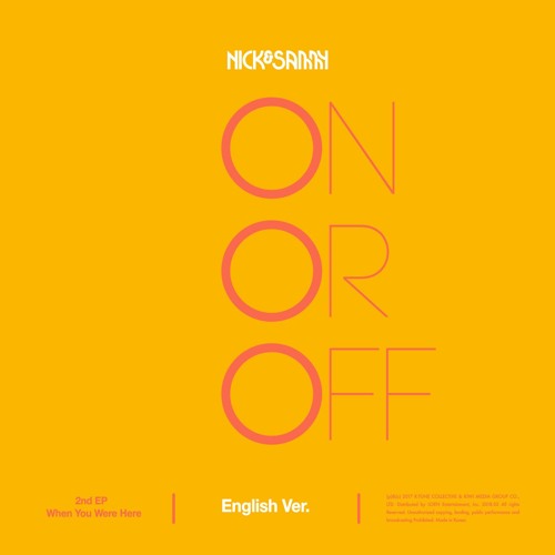 ภาพปกอัลบั้มเพลง O.o.O (On or Off) (English Version)