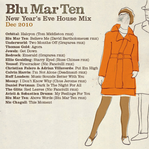 ภาพปกอัลบั้มเพลง Blu Mar Ten - New Year's Eve House Mix (Dec 2010)