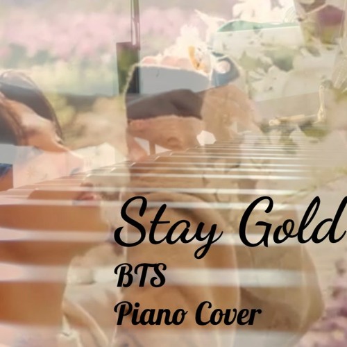 ภาพปกอัลบั้มเพลง Stay Gold by BTS on piano