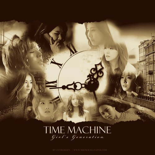 ภาพปกอัลบั้มเพลง SNSD - Time Machine ENG VER.