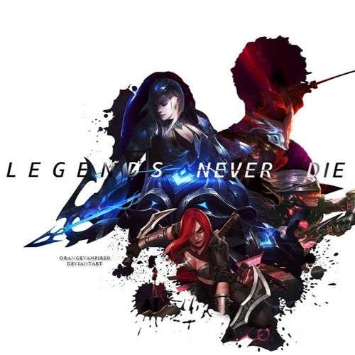 ภาพปกอัลบั้มเพลง League of Legends - Legends Never Die