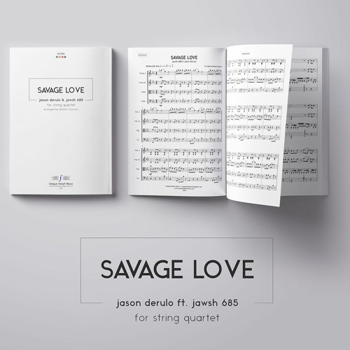 ภาพปกอัลบั้มเพลง Savage Love - Jason Derulo ft. Jawsh 685 String Quartet Sheet Music