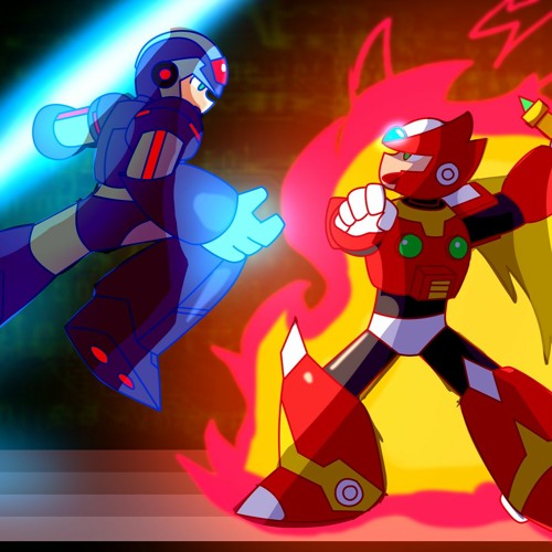 ภาพปกอัลบั้มเพลง Mega Man X - X vs. Zero X-Buster! x Decisive Battle NITRO Remix