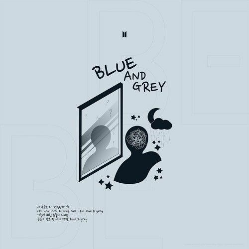 ภาพปกอัลบั้มเพลง BTS - Blue & Grey 1 Hour Loop