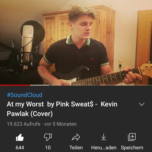 ภาพปกอัลบั้มเพลง At My Worst pink sweat$ Cover