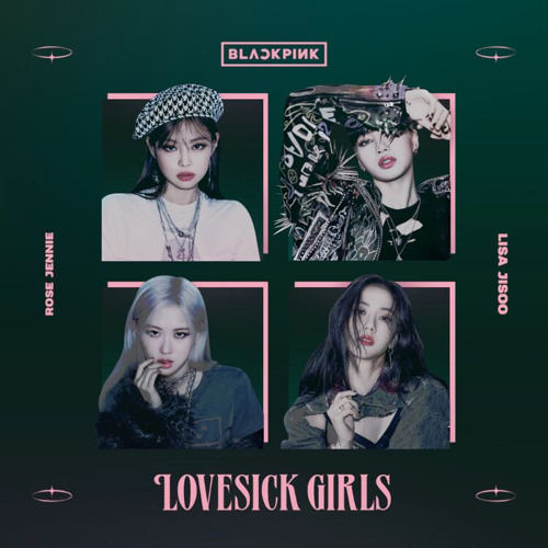 ภาพปกอัลบั้มเพลง Blackpink Lovesick girls