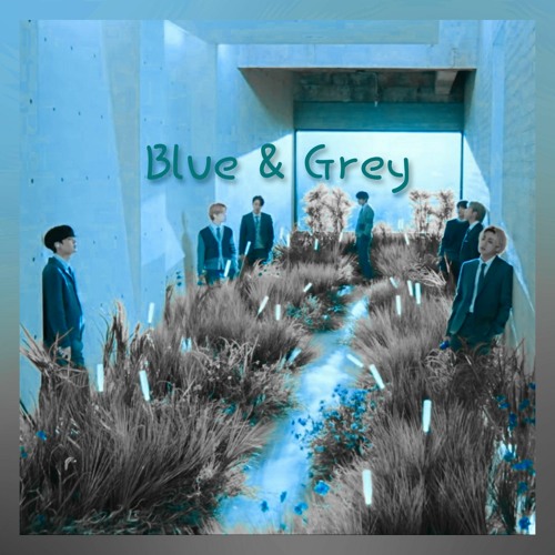 ภาพปกอัลบั้มเพลง BTS - Blue & Grey (Live On MTV Unplugged)