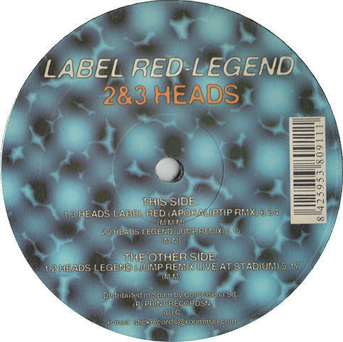 ภาพปกอัลบั้มเพลง 2 & 3 Heads - 2 Heads Legend (Jump Remix Live At Stadium)