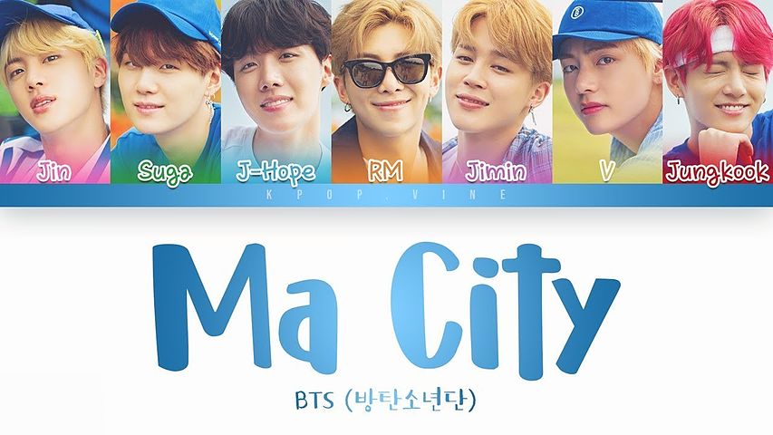 ภาพปกอัลบั้มเพลง BTS - Ma City