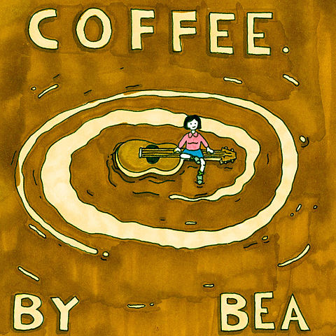 ภาพปกอัลบั้มเพลง beabadoobee - coffee (OFFICIAL)