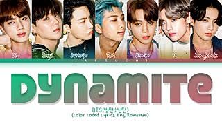 ภาพปกอัลบั้มเพลง BTS 'Dynamite' Lyrics (방탄소년단 Dynamite 가사) (Color Coded Lyrics)