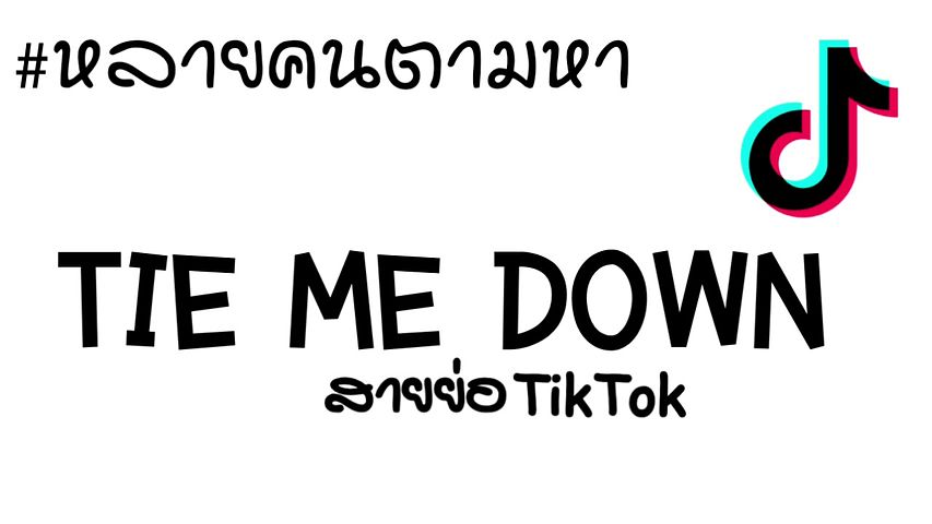 ภาพปกอัลบั้มเพลง หลายคนตามหา กำลังมาแรงในtiktok - Tie Me Down - 2019 BY DMSR