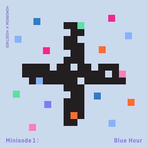 ภาพปกอัลบั้มเพลง TOMORROW X TOGETHER - Blue Hour