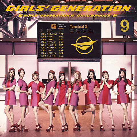 ภาพปกอัลบั้มเพลง Girls' Generation - Girls & Peace