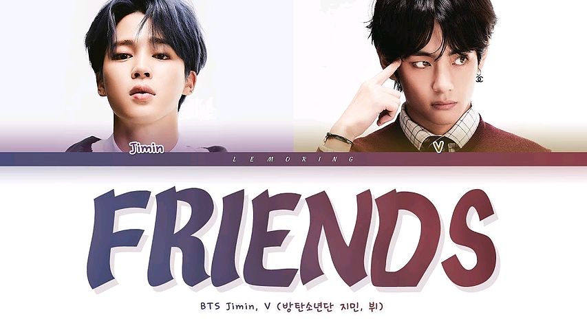 ภาพปกอัลบั้มเพลง BTS Friends Lyrics (방탄소년단 친구 가사) Color Coded Lyrics Han Rom Eng