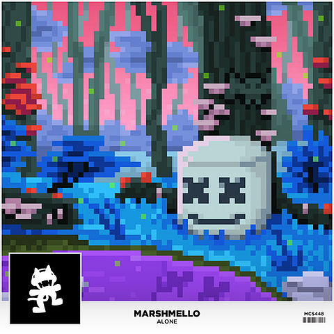 ภาพปกอัลบั้มเพลง Marshmello-01-Alone-Alone-16